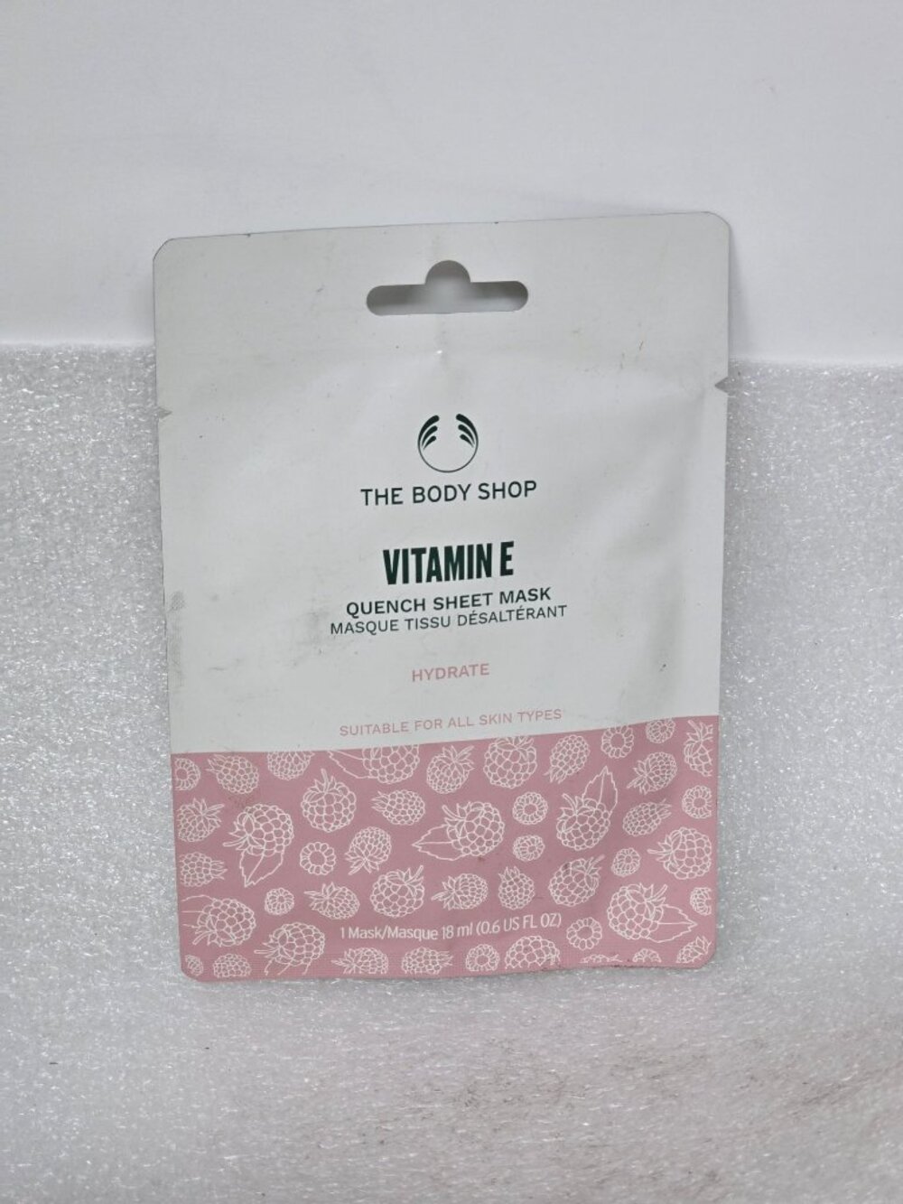 The Body Shop Vitamin E Quench Sheet Mask Hydrating & Vegan